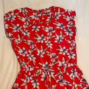 Hawaiian Print Romper